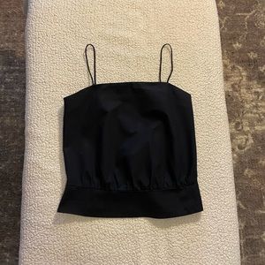 Gap black cropped Camisole